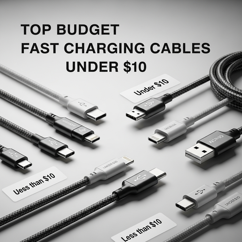 Top Budget Fast Charging Cables Under 10