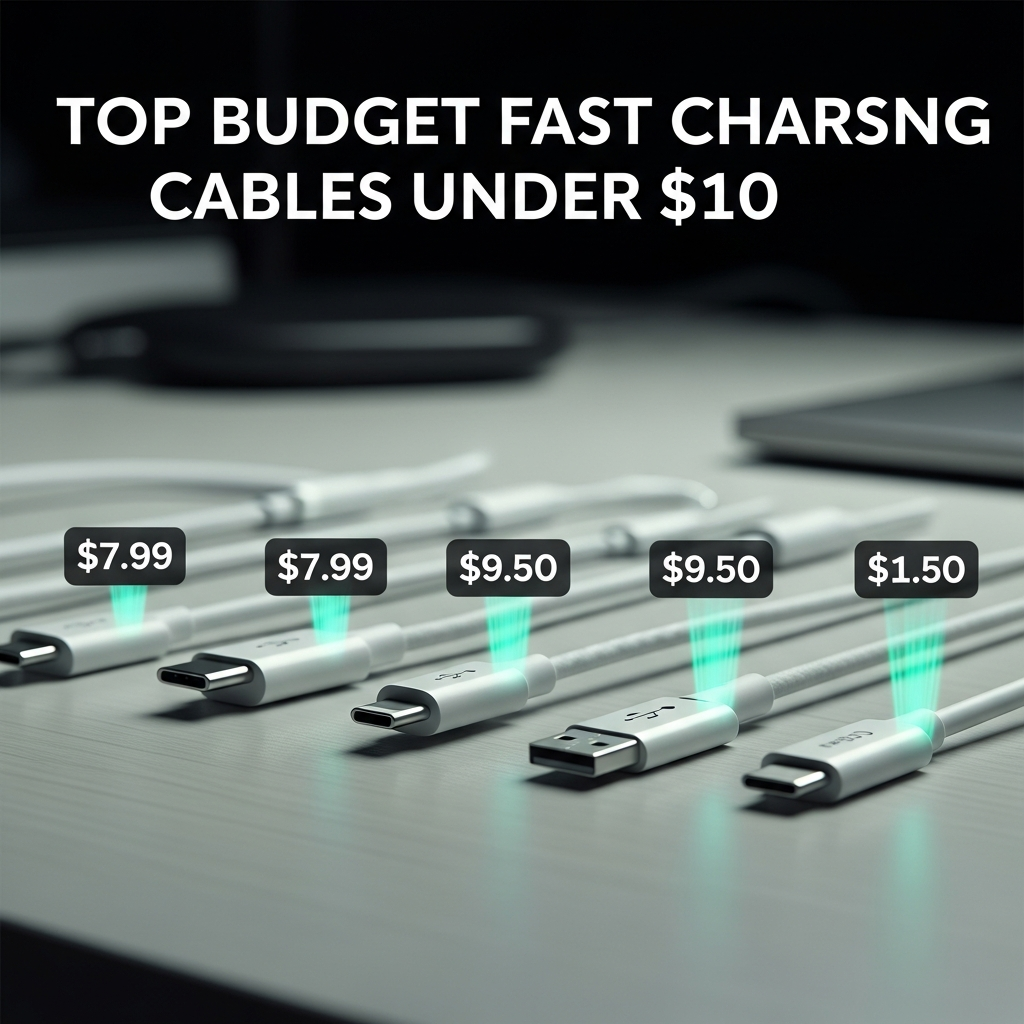 Top Budget Fast Charging Cables Under $10